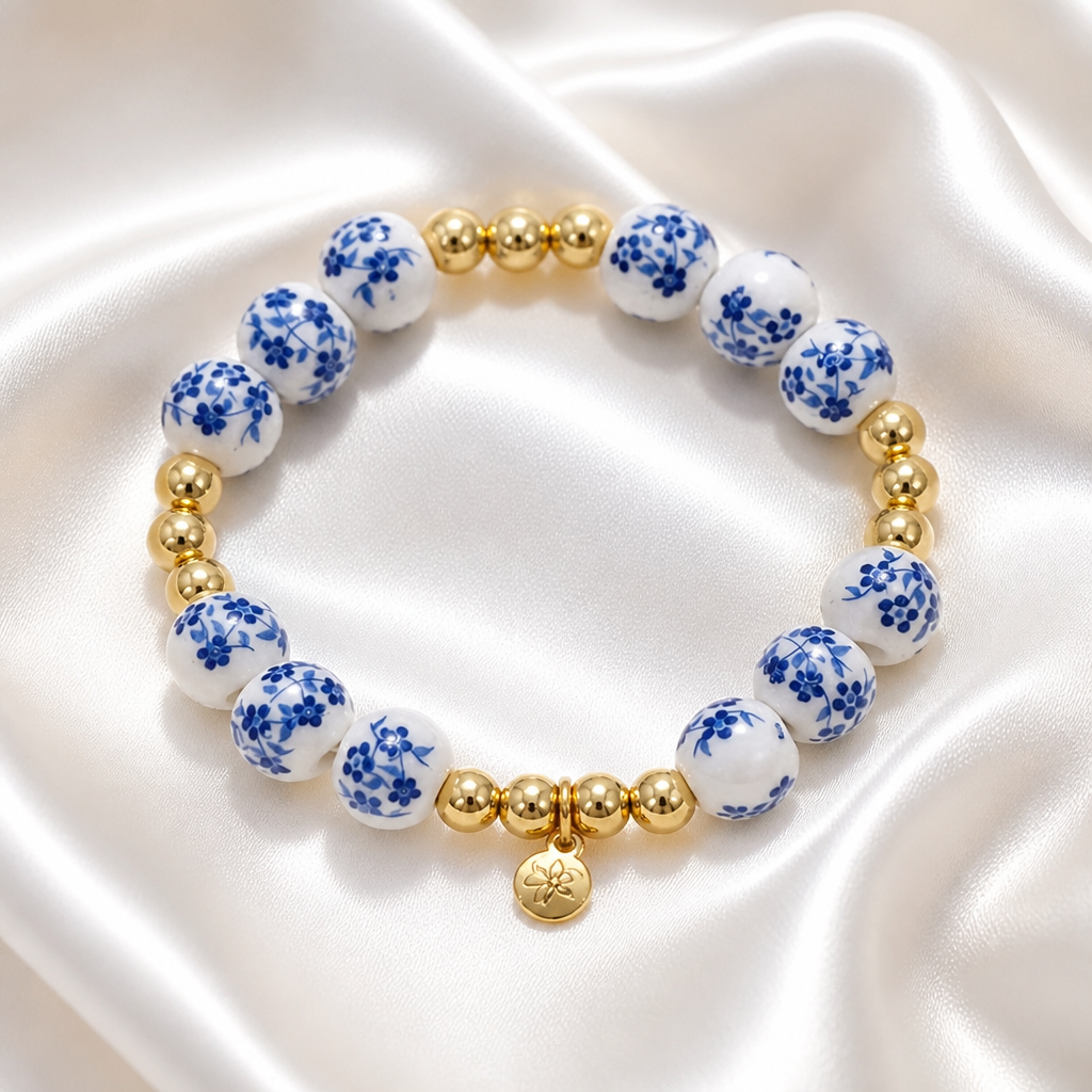 blue floral