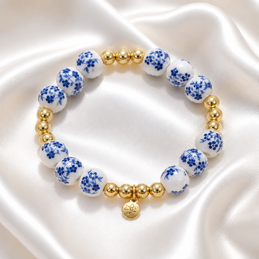 blue floral