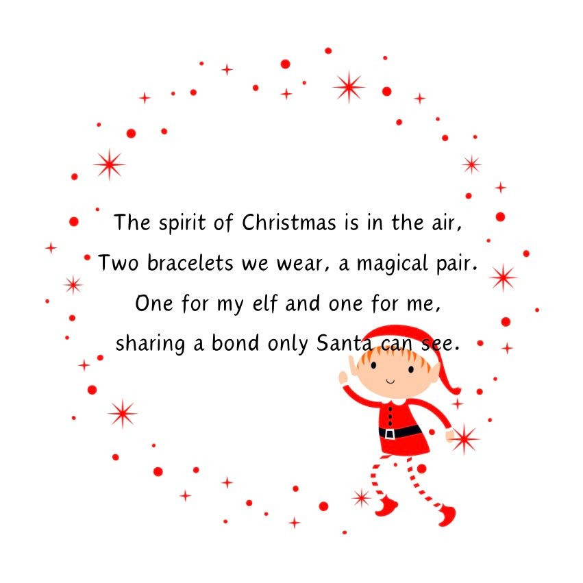 christmas: elf and me bracelets